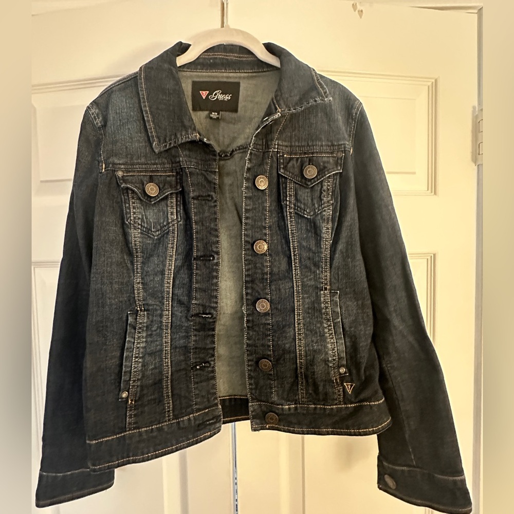 Guess Dark Blue Jean Jacket